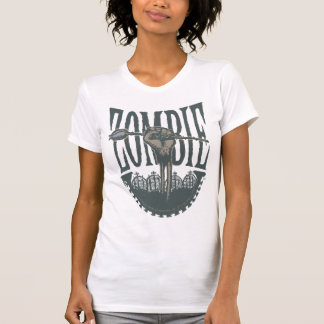 Zombie—A Rose (Grave Grey) T-Shirt
