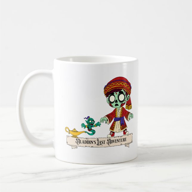 Zombie Aladdin & Zombie Genie Coffee Mug (Left)