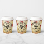 Zombie Apocalypse Birthday | Halloween Biohazard Paper Cups<br><div class="desc">Outbreak alert! These Zombie Apocalypse Birthday | Halloween Biohazard Party Paper Cups feature biohazard symbols,  undead graphics,  and apocalyptic vibes,  making them ideal for Halloween birthdays or zombie-themed celebrations. Pair them with matching invitations,  paper plates,  napkins,  and banners to complete your quarantine zone party setup.</div>