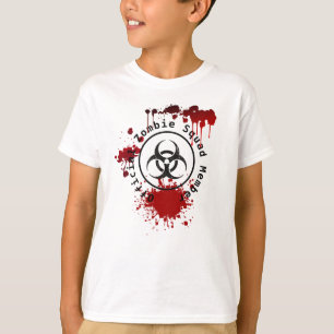 Zombie Apocalypse Birthday   Halloween Biohazard T-Shirt