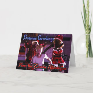 Zombie Apocalypse Christmas Card - 001