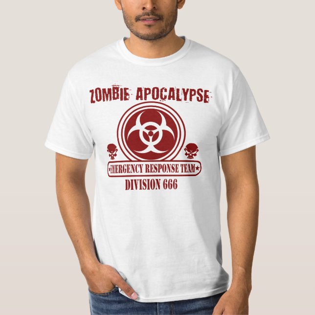 Zombie Apocalypse Emergency Response Team T-Shirt (Front)