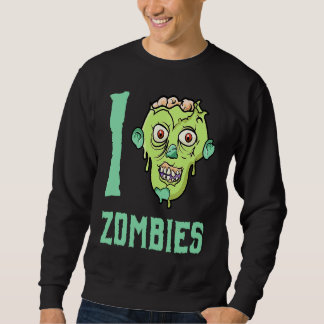 Zombie Apocalypse  I Heart Zombies Sweatshirt