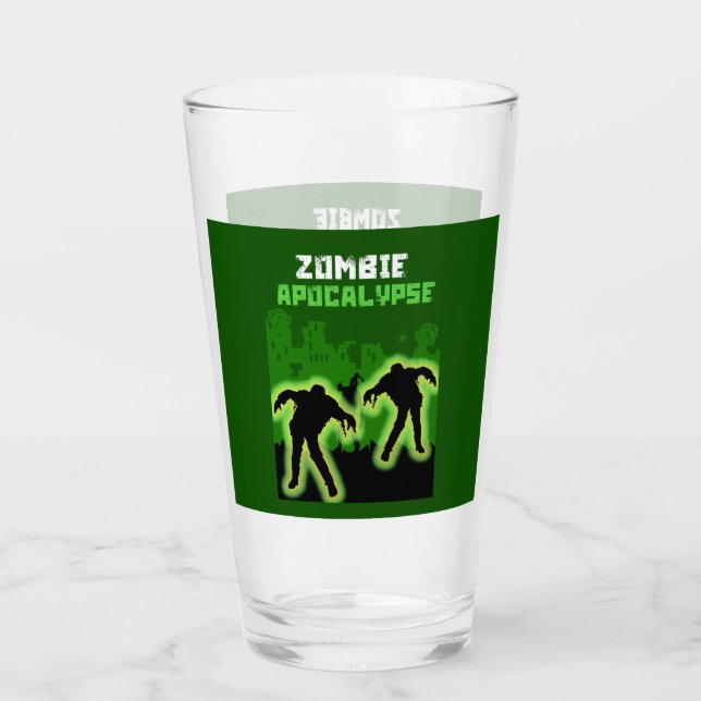 Zombie Apocalypse Kids Glass (Front)