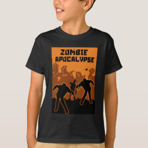 Zombie Apocalypse Kids Shirt
