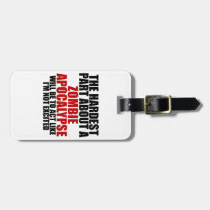 Zombie Apocalypse Luggage Tag