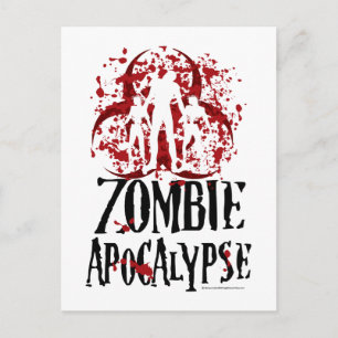 Zombie Apocalypse Postcard