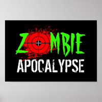 Zombie apocalypse poster