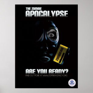 Zombie Apocalypse Poster - Are You Ready?