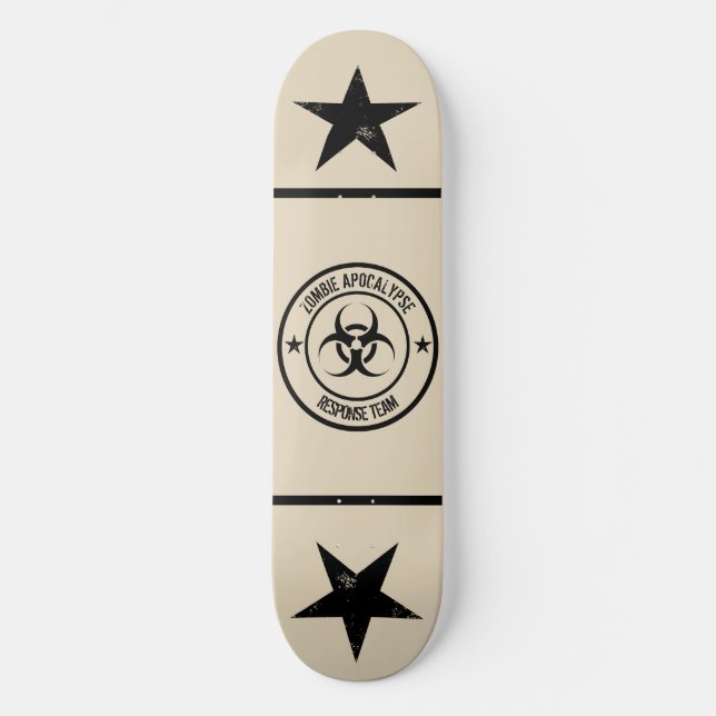 Zombie Apocalypse Response Team Skateboard (Front)