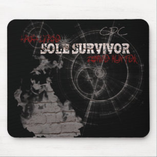 Zombie Apocalypse Sole Survivor Mouse Pad