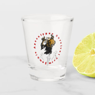Zombie Apocalypse Survival Team can you survive Shot Glass