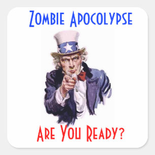 Zombie Apocolypse Sticker