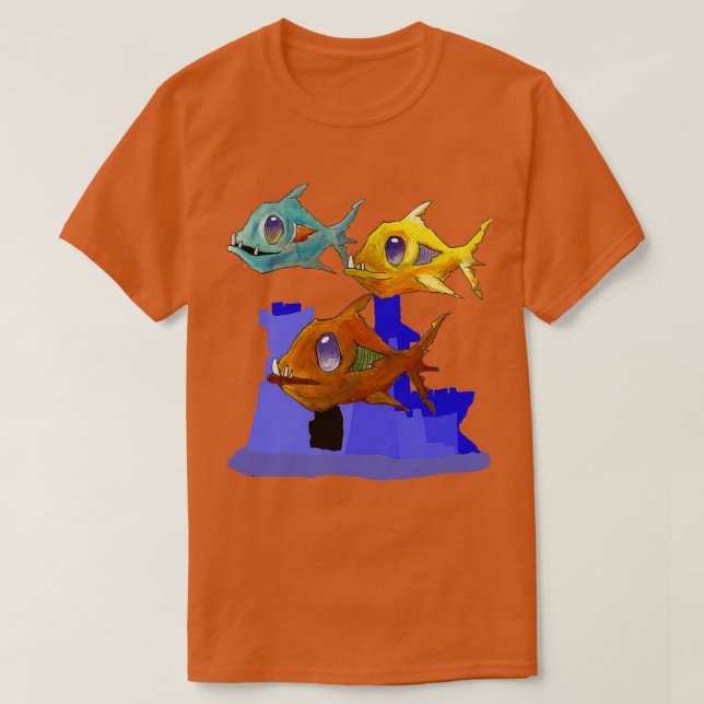Zombie Aquarium T-Shirt (Design Front)