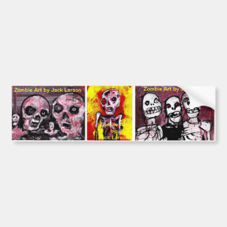 Zombie Art Stickers by jack larson