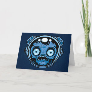 Zombie Astronaut Card