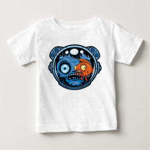 Zombie Astronaut Fishbowl Helmet Baby T-Shirt