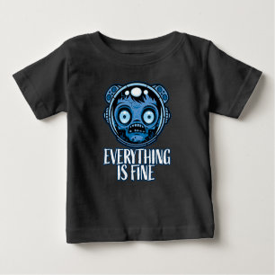 Zombie Astronaut Is Fine Baby T-Shirt
