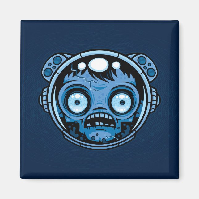 Zombie Astronaut Magnet (Front)