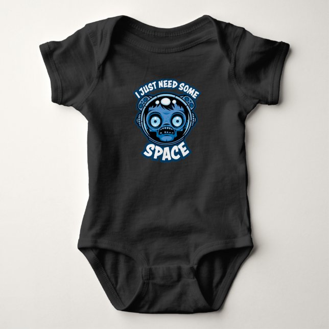 Zombie Astronaut Needs Some Space Baby Bodysuit (Front)