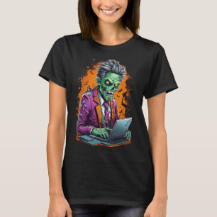 Zombie at the Cubicle Halloween T-Shirt