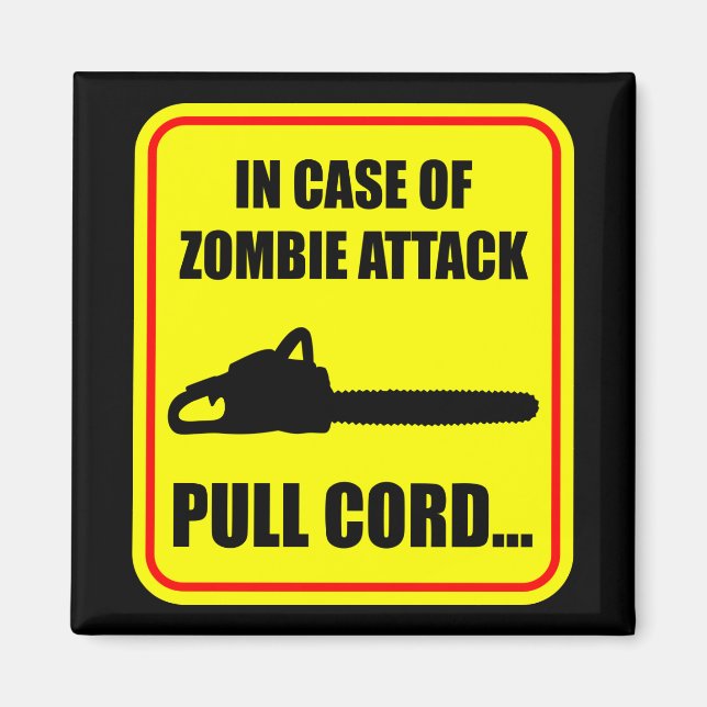 Zombie Attack Magnet (Front)