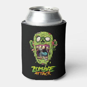 Zombie Attack Scary Monster Creature Can Cooler
