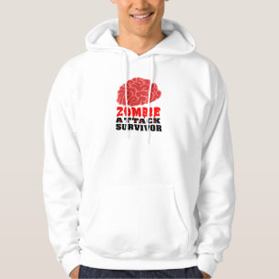 Zombie attack survivor hoodie