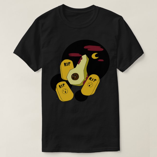 Zombie Avocado 3 T-Shirt (Design Front)