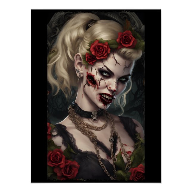 Zombie Babe 04 Poster (Front)