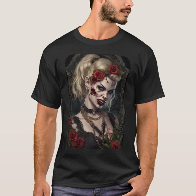 Zombie Babe 04 T-Shirt (Front)