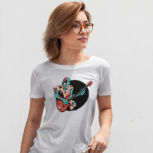 Zombie Bass Player Musician   T-Shirt