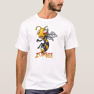 Zombie Bee Cartoon T-Shirt