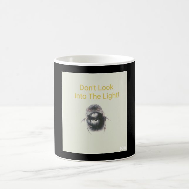 Zombie beetle theme coffee mug (Center)