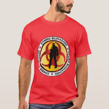 Zombie Biohazard Waste Warning Funny Halloween
