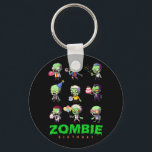 Zombie Birthday Squad Funny Halloween Party Boy Ki Key Ring<br><div class="desc">Zombie Birthday Squad Funny Halloween Party Boy Kids Girl</div>