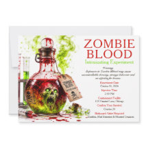 Zombie Blood Apothecary Halloween Party