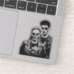 Zombie boy and zombie girl Halloween romance<br><div class="desc">Zombie boy and zombie girl Halloween spooky eyes romance. Cool design perfect for people who love horror movies,  games,  and comics. Grab this design as a birthday or Christmas gift for your boyfriend,  girlfriend,  brother,  sister,  or friend who loves zombies. The design is also great for all Halloween lovers.</div>