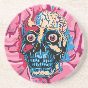 Zombie Brain Coaster
