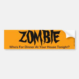ZOMBIE BUMPER STICKER
