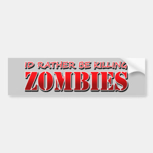 Zombie Bumper Sticker
