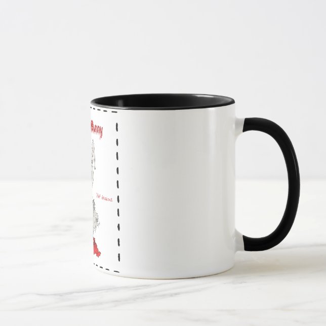 Zombie Bunny Mug (Right)