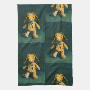 Zombie Bunny Tea Towel