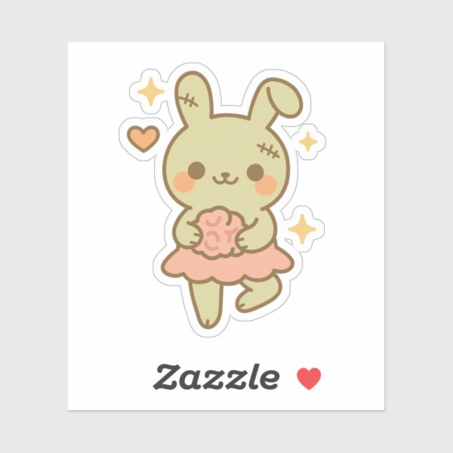 Zombie Bunny with Candy Brain (Sheet)