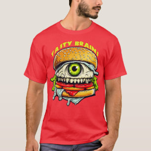 Zombie Burger Tasty Brains T-Shirt
