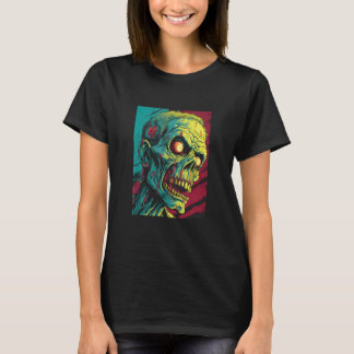 Zombie by Haunted Horror Halloween 9 T-Shirt