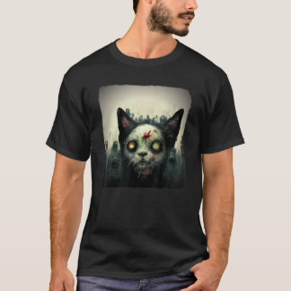 Zombie Ca  Aesthetic Evil Scary Horror Halloween 2 T-Shirt