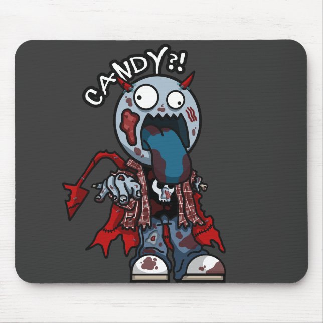 Zombie Candy Mouse Pad (Front)