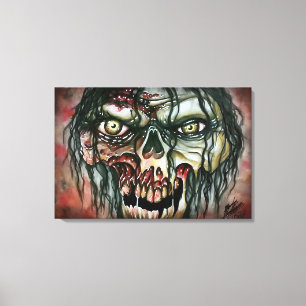 Zombie Canvas Print