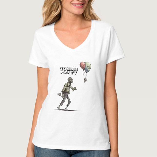 Zombie cartoon T-shirt (Front)